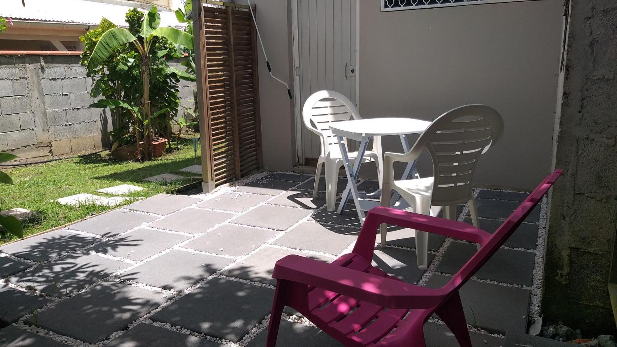 Апартаменты Agreable F2, Jardin, Garage, Fibre, Clim Ch Фор-де-Франс Экстерьер фото